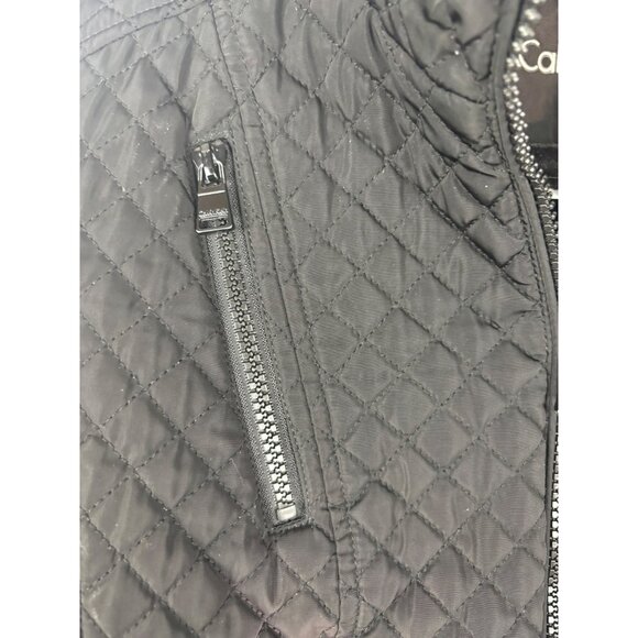 Calvin Klein Womens Quilted Hooded Jacket With Zipper Pockets & Front Zip Closur - Picture 9 of 15